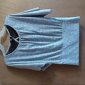 3/$15 IZ Byer Grey Sparkle Top